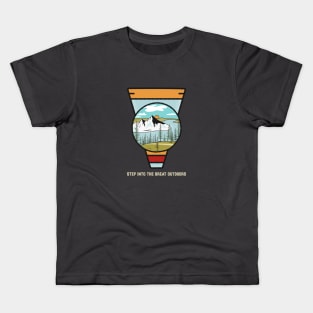 Camping life, camping vintage, be adventurous apparel Kids T-Shirt